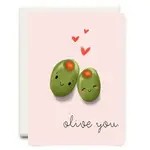 Card, Olive You