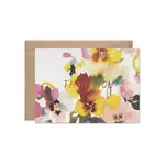 Card, Thank You Pansies Helen Dealtry