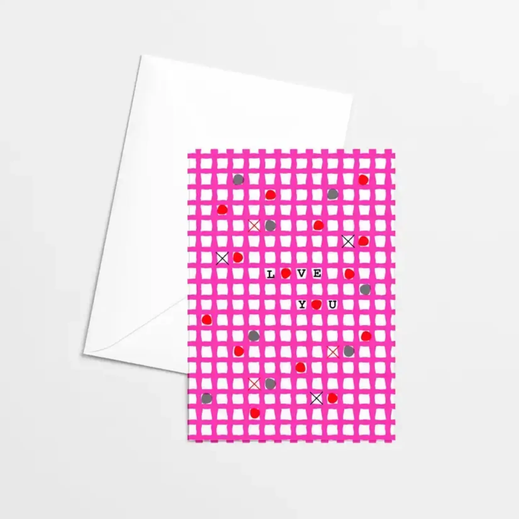 Card, Love You Gingham