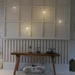 Light, Hanging Starburst Silver