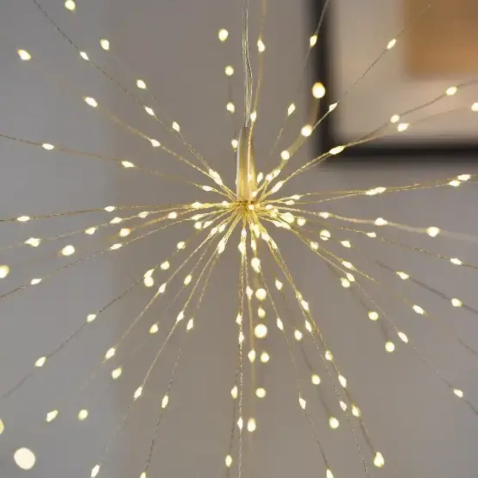 Light, Hanging Starburst Silver