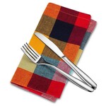 Napkin, Plaid Madras 18 in