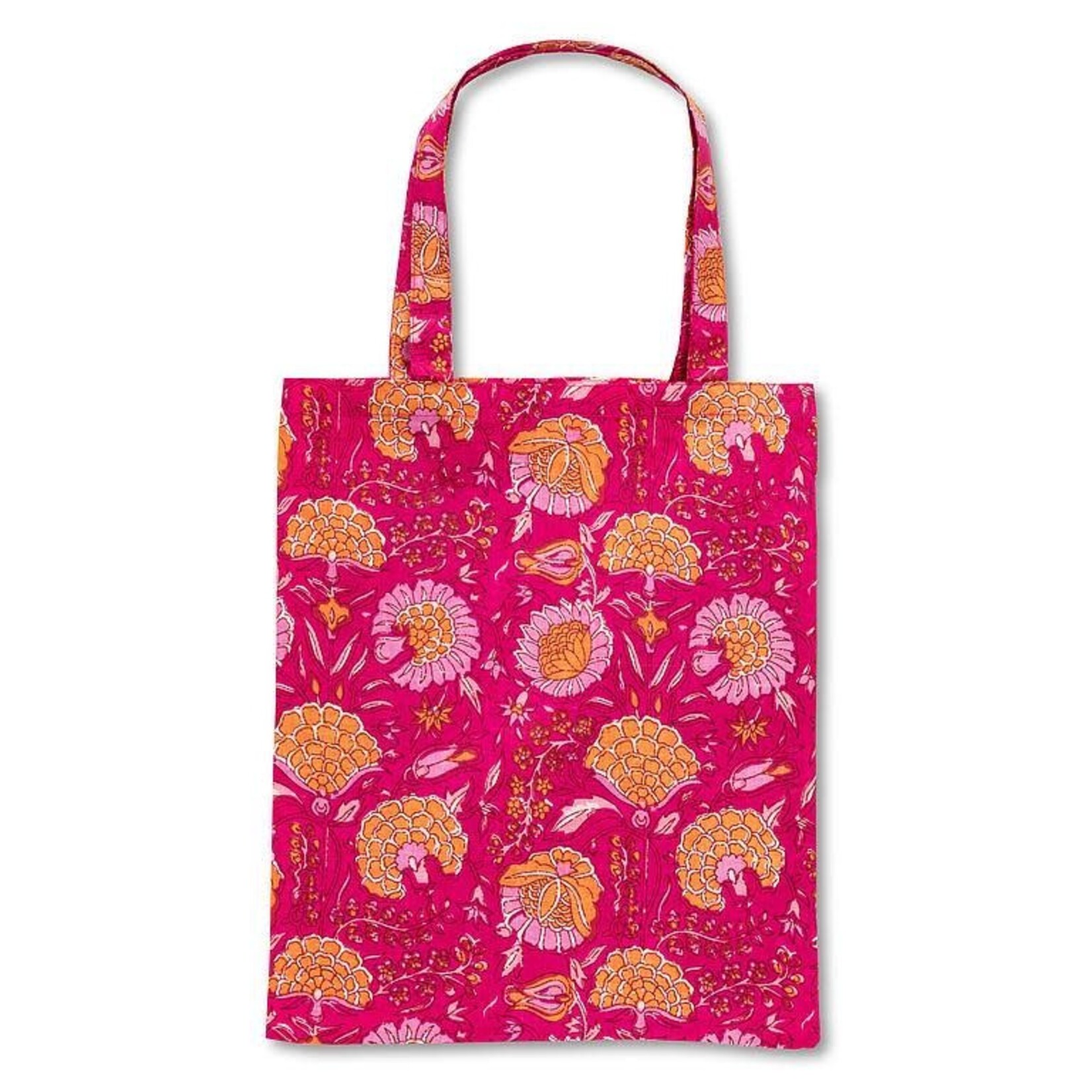 Bag, Cotton Fuschia Flower