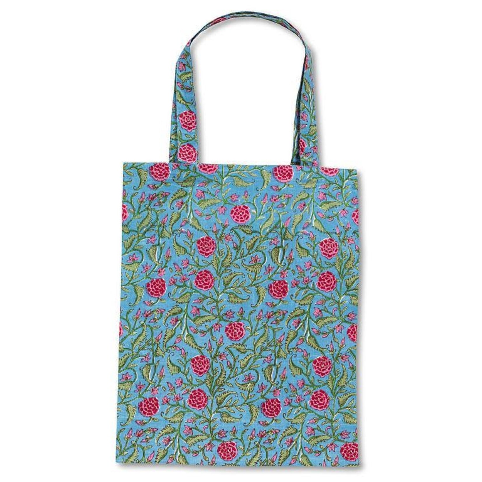 Bag, Cotton Blue Flower