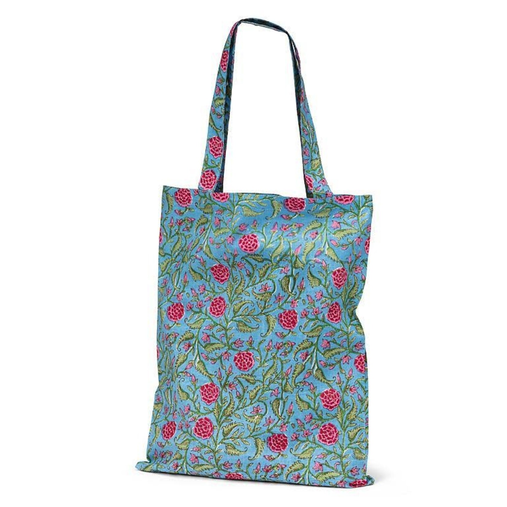 Bag, Cotton Blue Flower