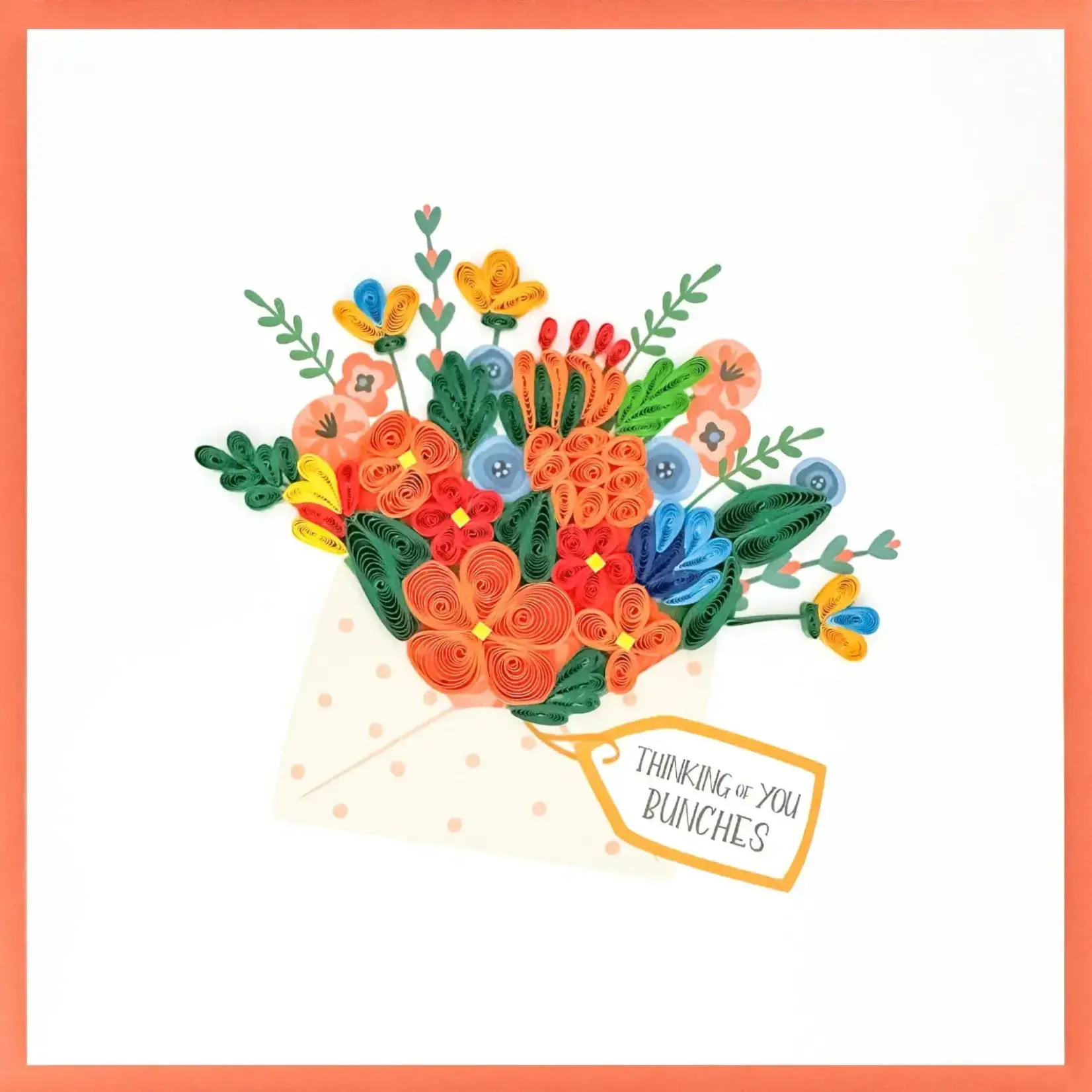 Card, Quill Flower Envelope