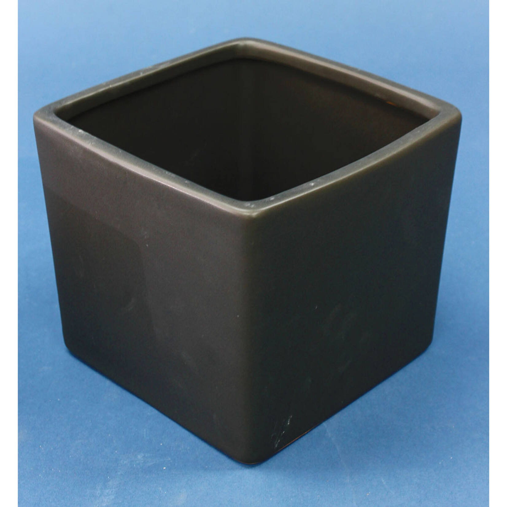Potcover, Cube Blk 7 in