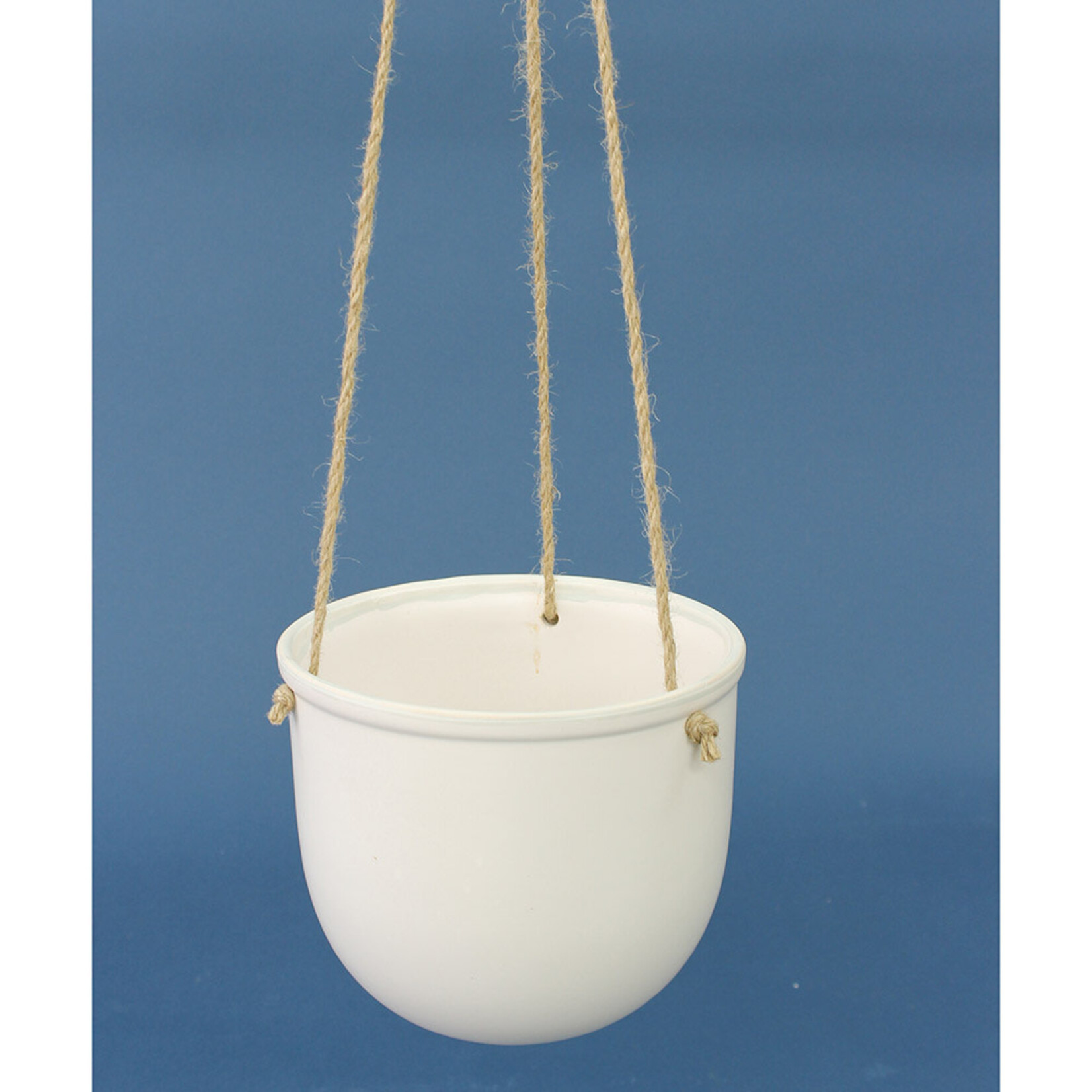 Potcover, Hanging White 7 in