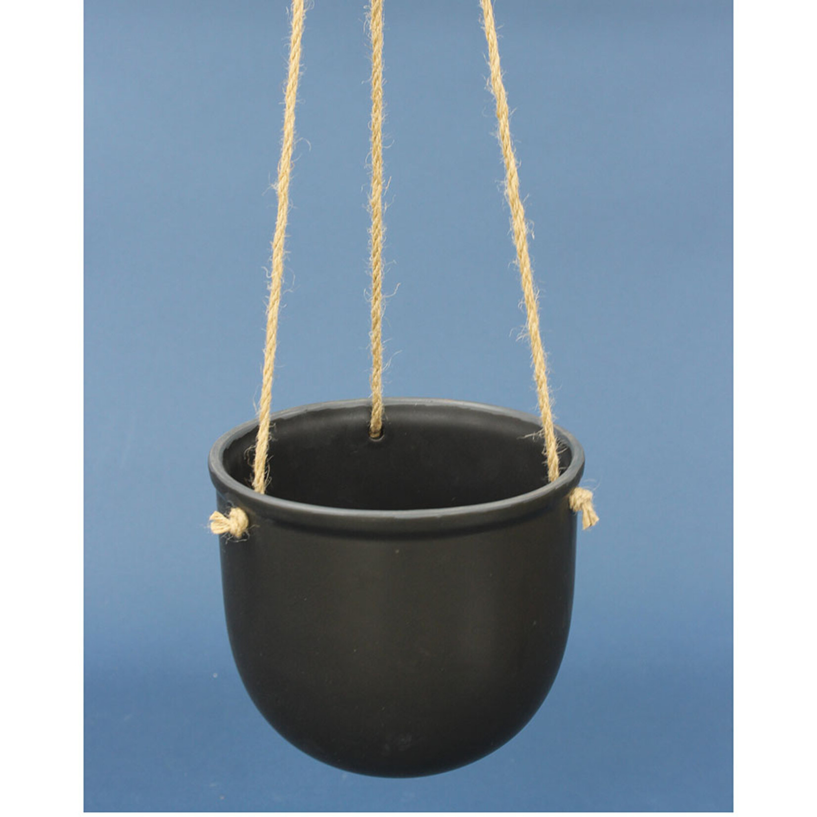 Potcover, Hanging Black 7 in