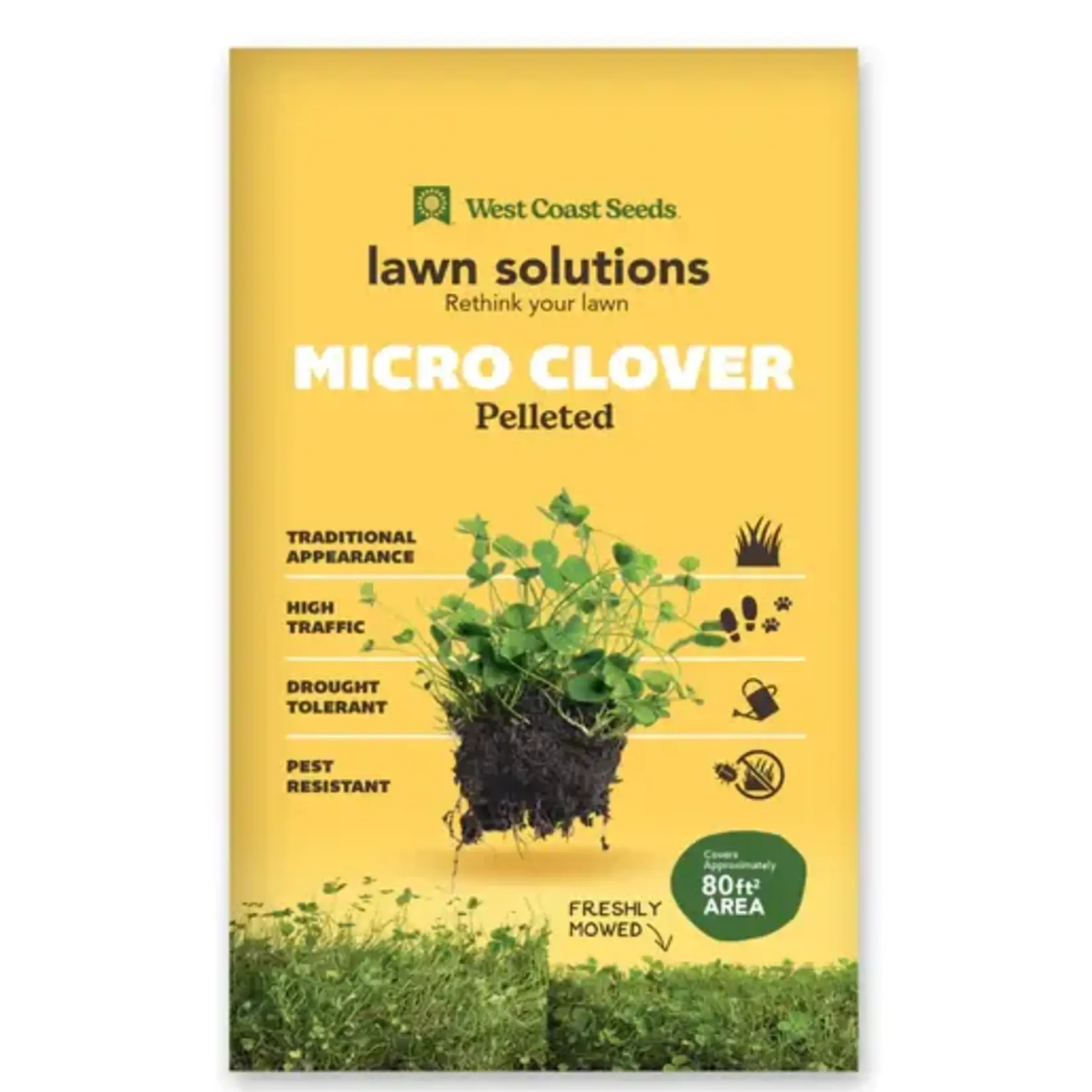 Seeds, Microclover Pelleted (West Coast Seeds)