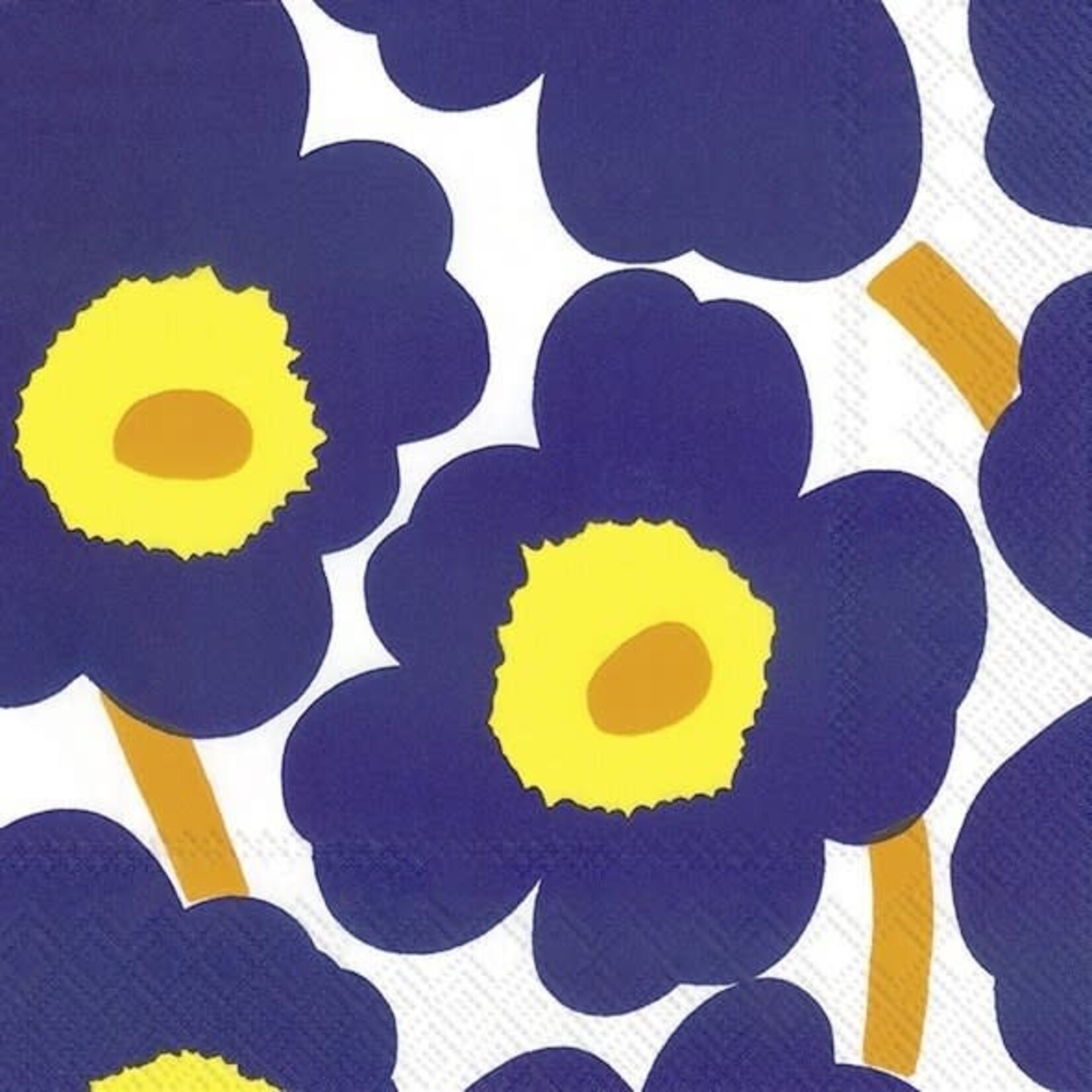 Napkin, Marimekko Unikko Dark Blue
