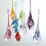 Tear of Joy, Art Glass Drop 8 in