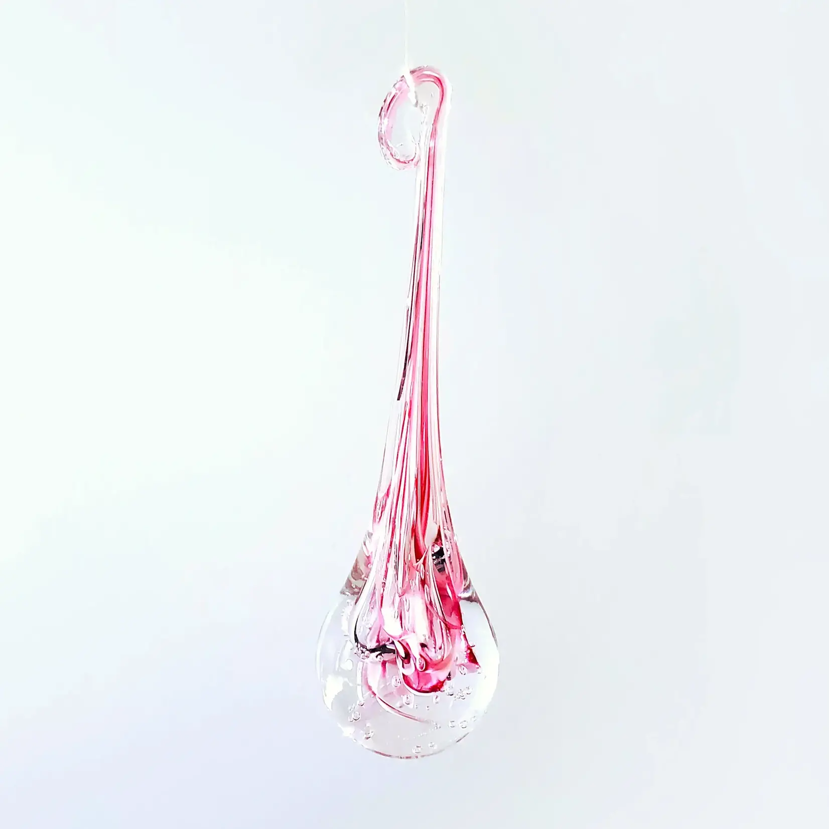 Tear of Joy, Art Glass Drop 8 in