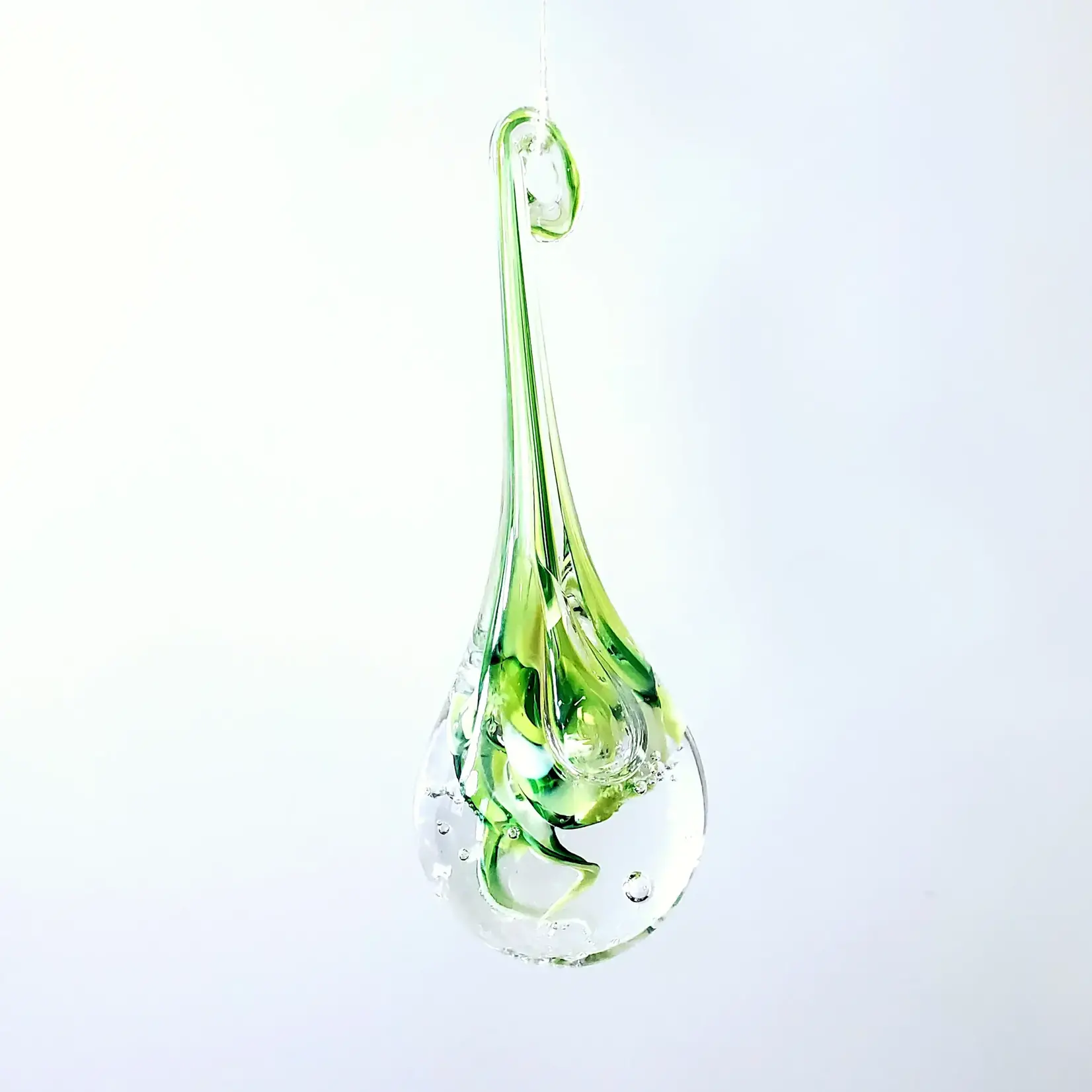 Tear of Joy, Art Glass Drop 8 in