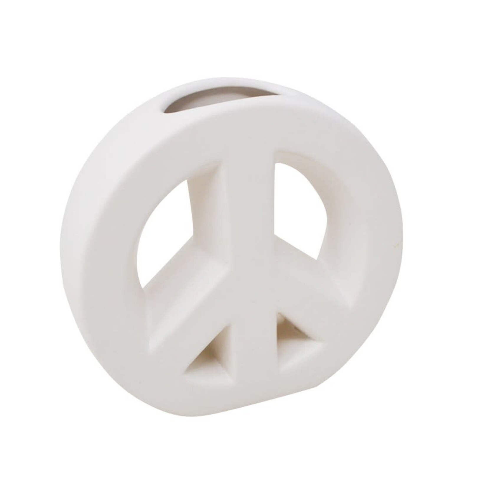 Vase, Peace Sign 6 in