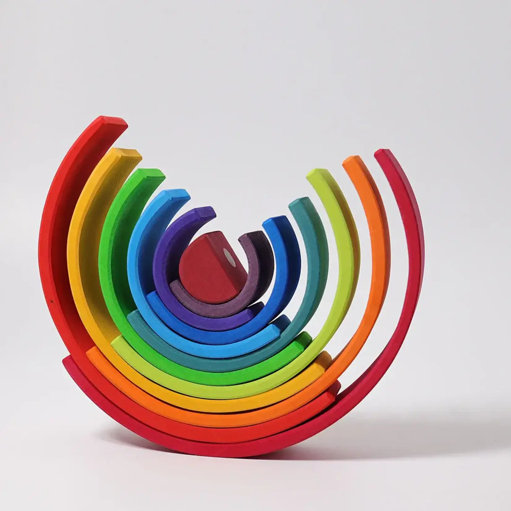 Rainbow, Wood Lg 12pcs 15in