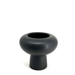 Vase, Black Compote