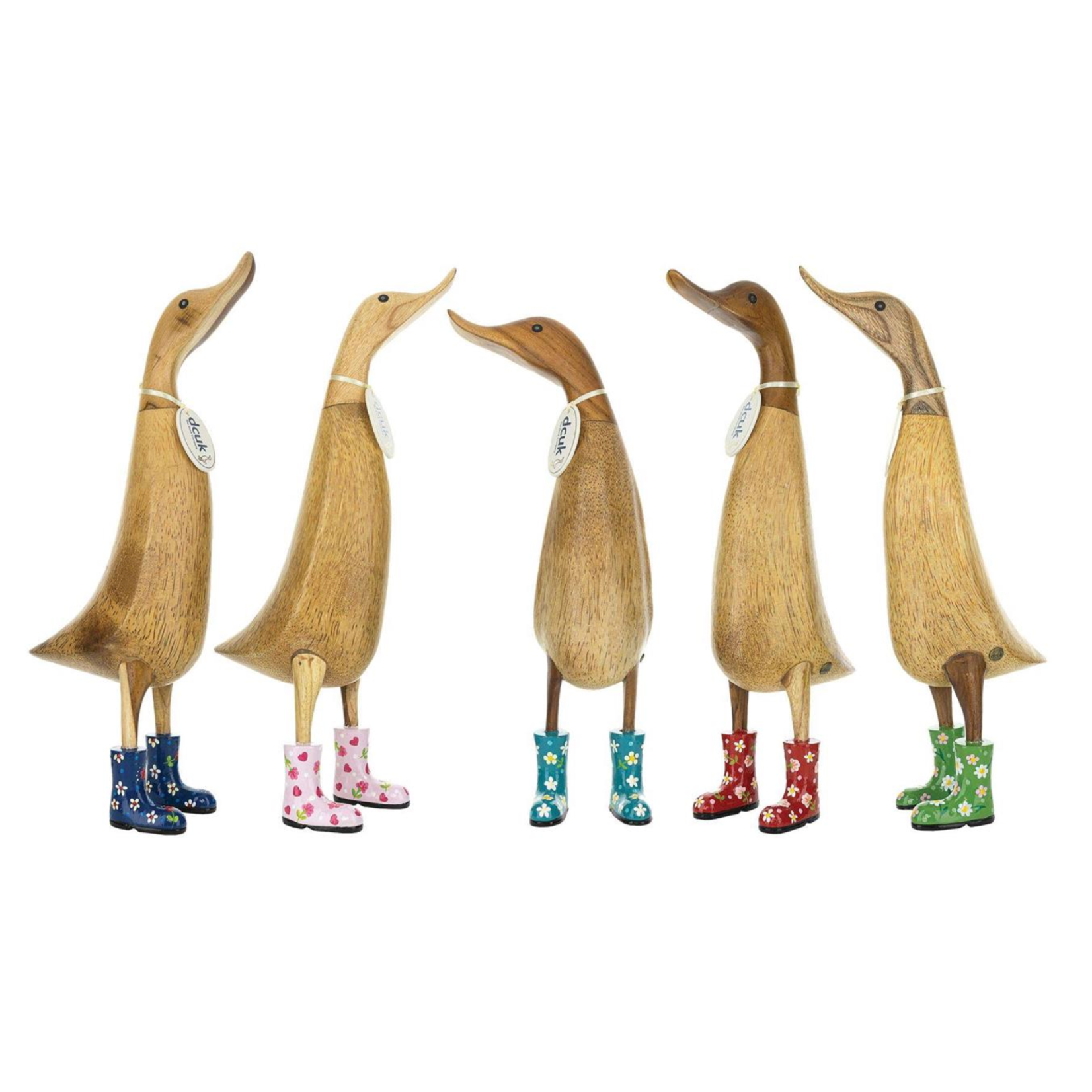 Ducks, Floral Boots