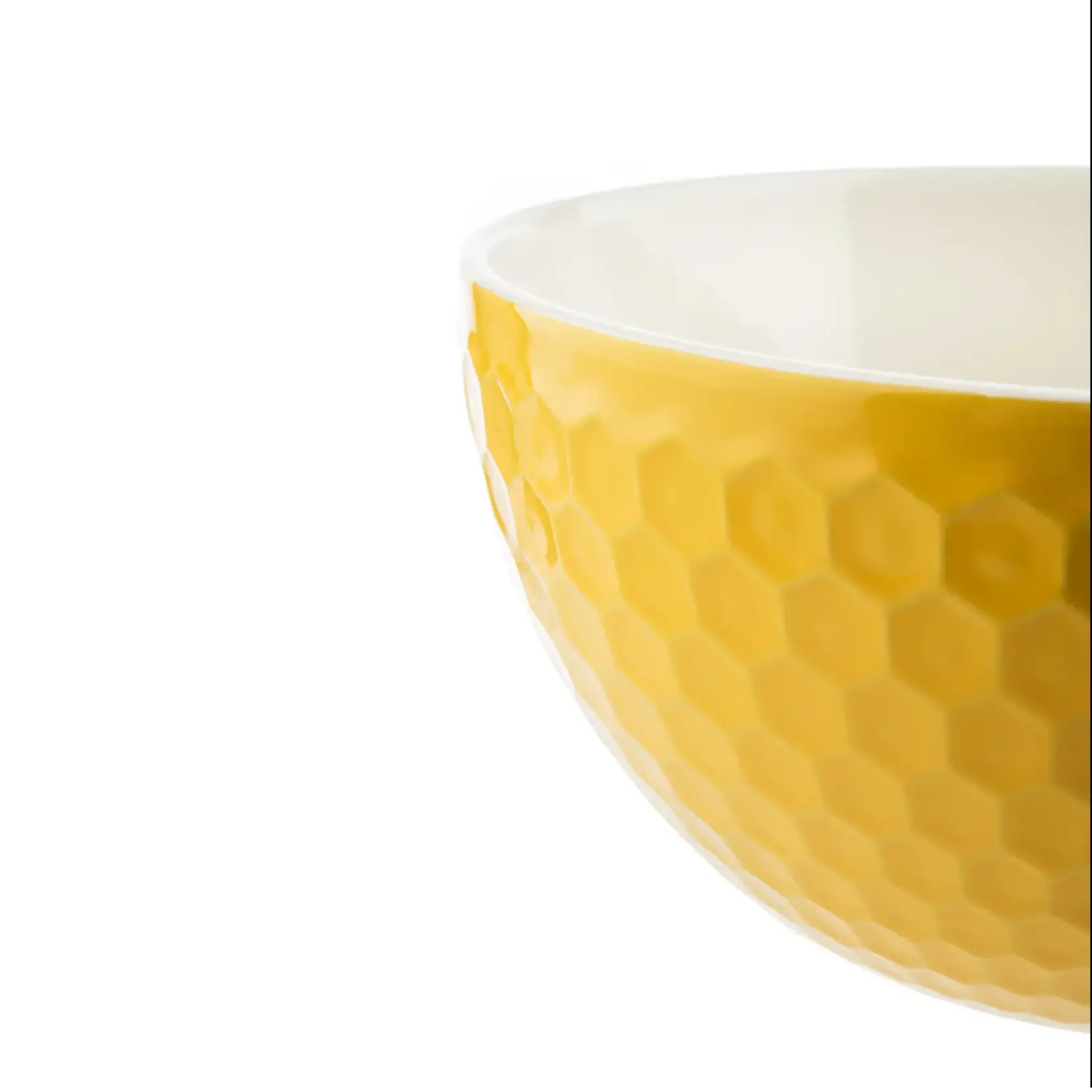 Bowl, Mixing Honeycomb Yellow 8 in