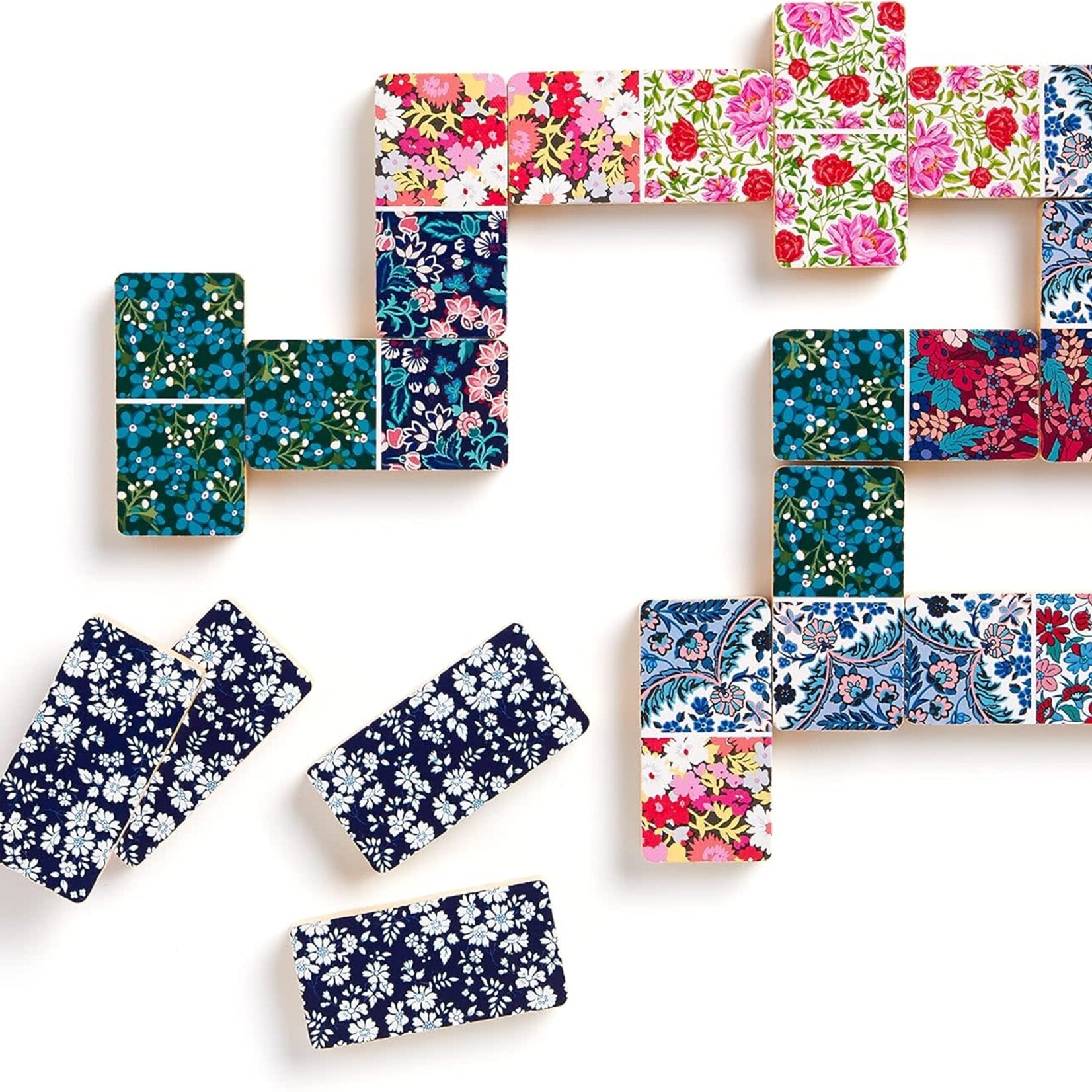 Domino Set, Liberty Floral Wood