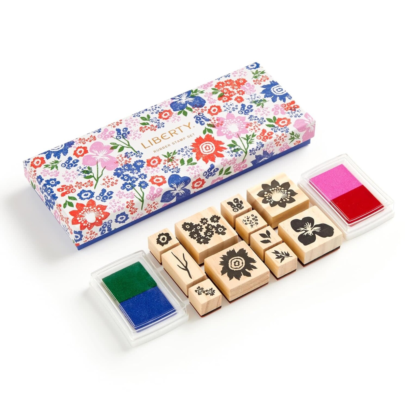 Rubber Stamp Set, Liberty Floral