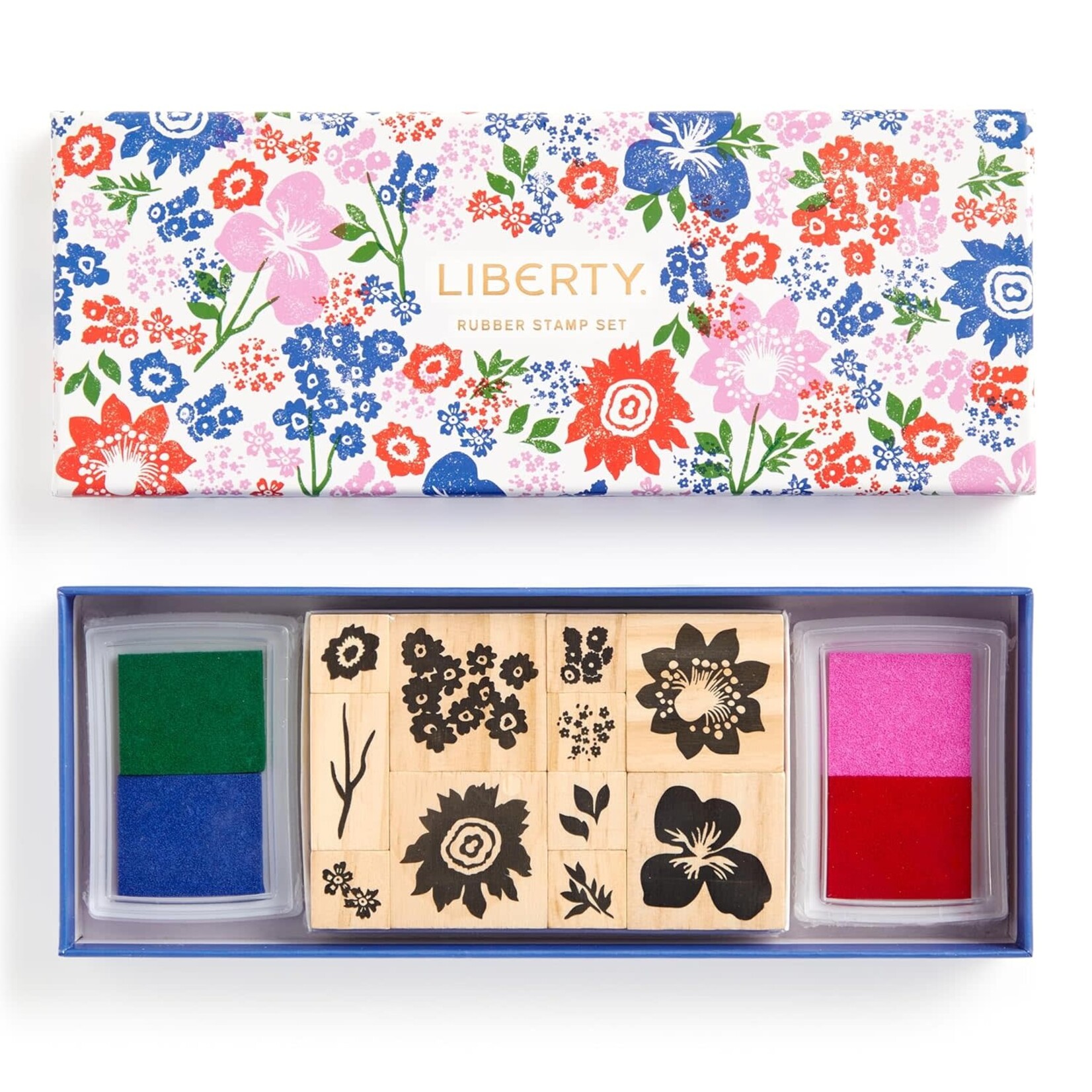 Rubber Stamp Set, Liberty Floral