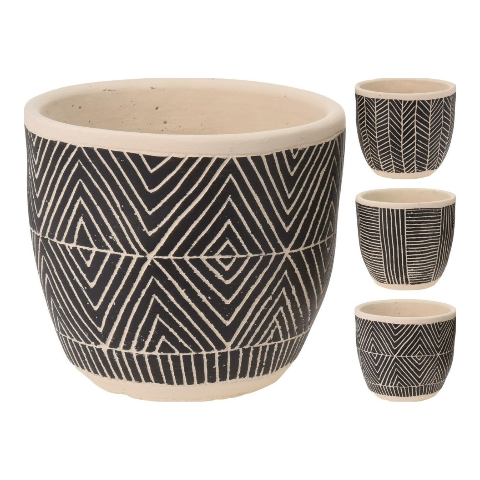 Potcover, Ceramic Mombo 7 in