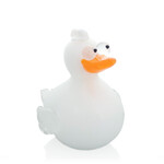 Duck, Art Glass White