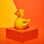 Duck, Art Glass Yellow