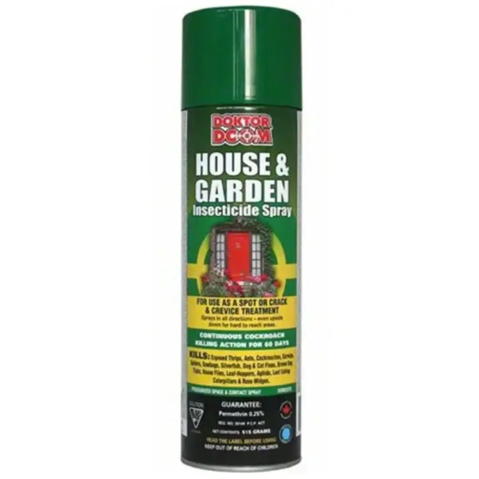 Insecticide, Dr. Doom House & Garden Spray 60 Day Residual 515g