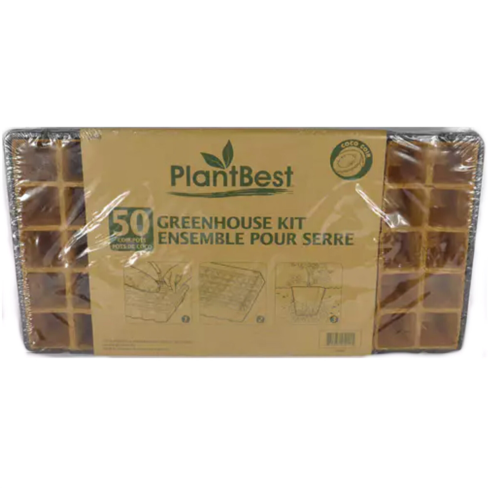 Greenhouse Kit, Coconut Coir 50 Cell