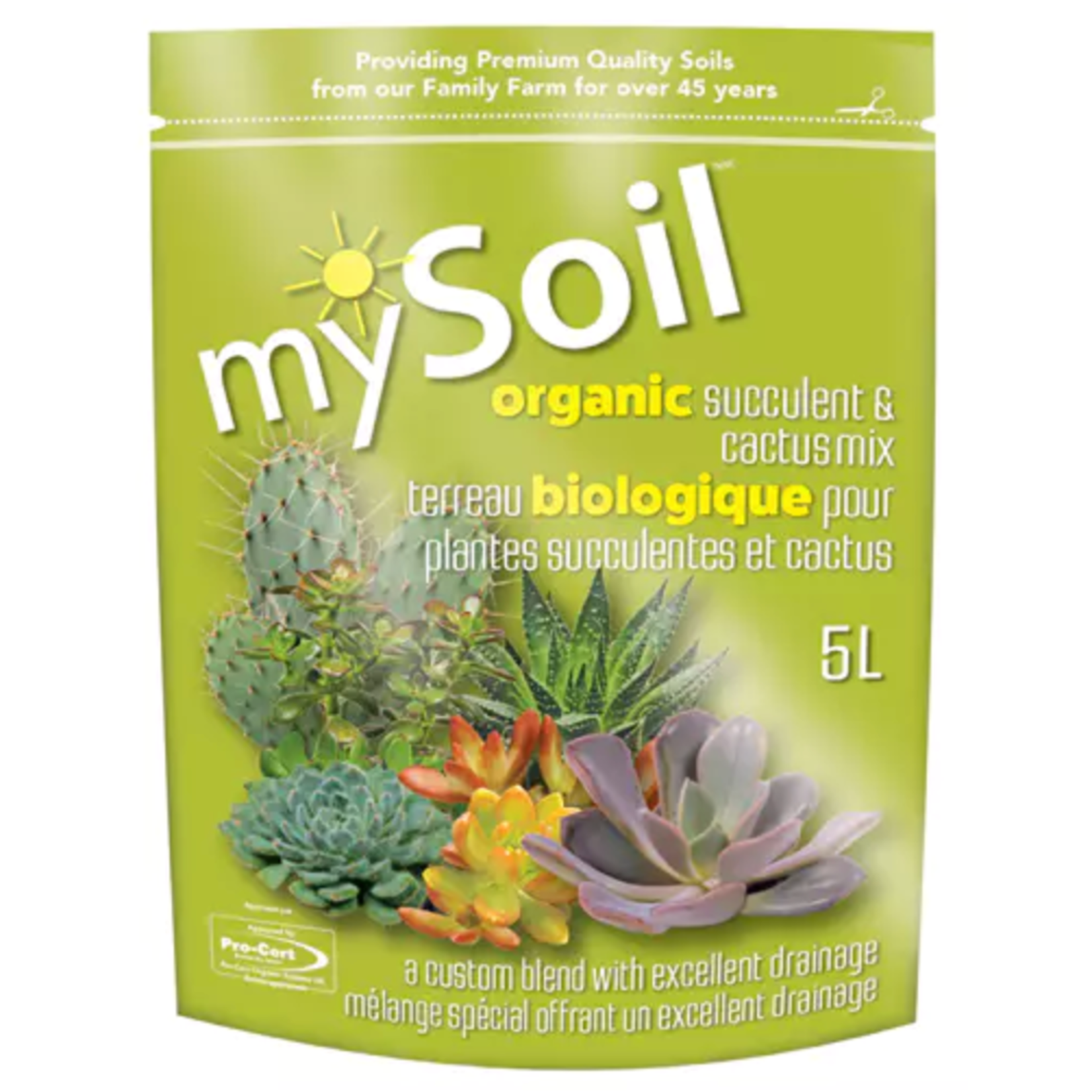 Potting Mix, Organic Succulent & Cactus 5L