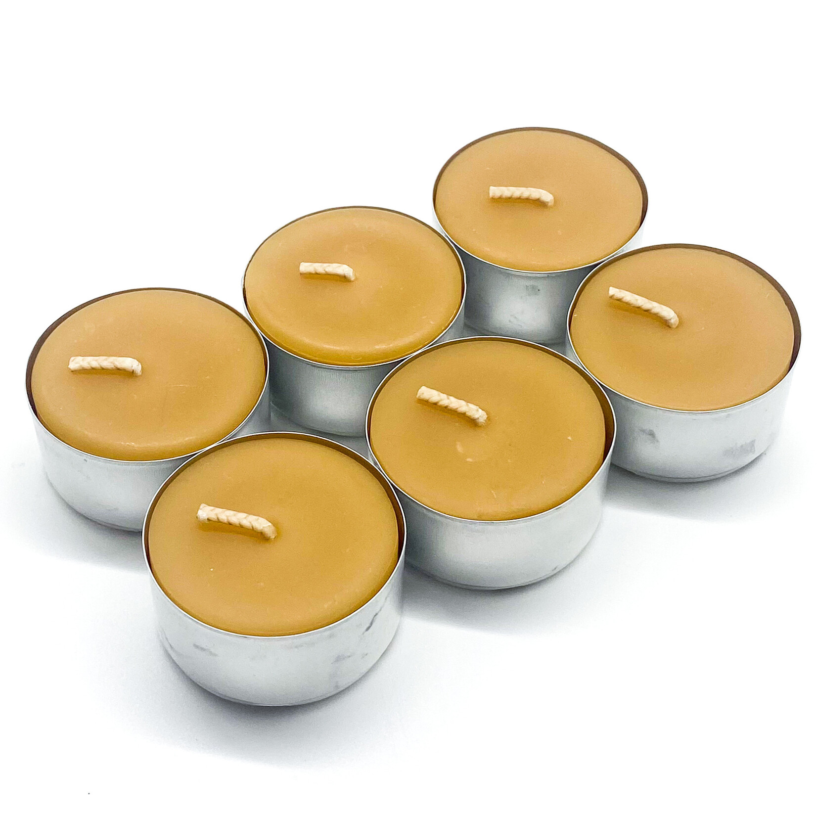 Candle, Beeswax Tea Light s/6