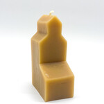 Candle, Beeswax Grain Elevator Lg