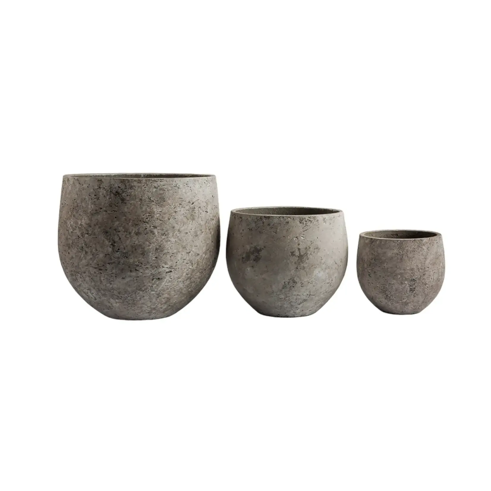Pot, Cement Dark Grey