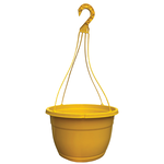 Pot, Plastic Yellow Hanging, 15 in