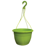 Pot, Plastic Lime Green Hanging,  15 in