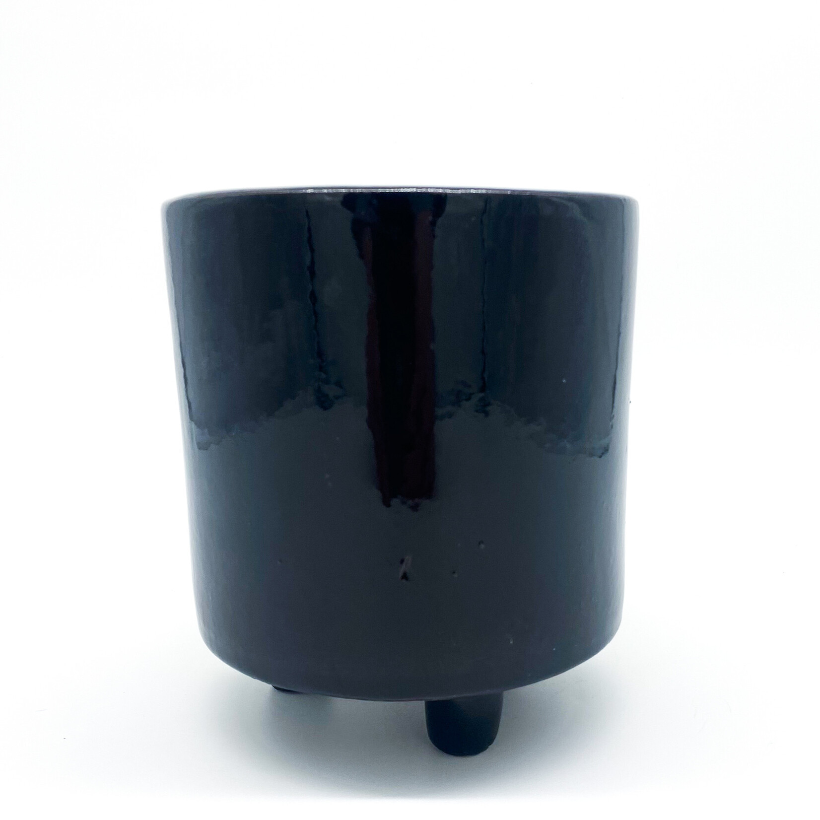 Potcover, Talin Footed Black