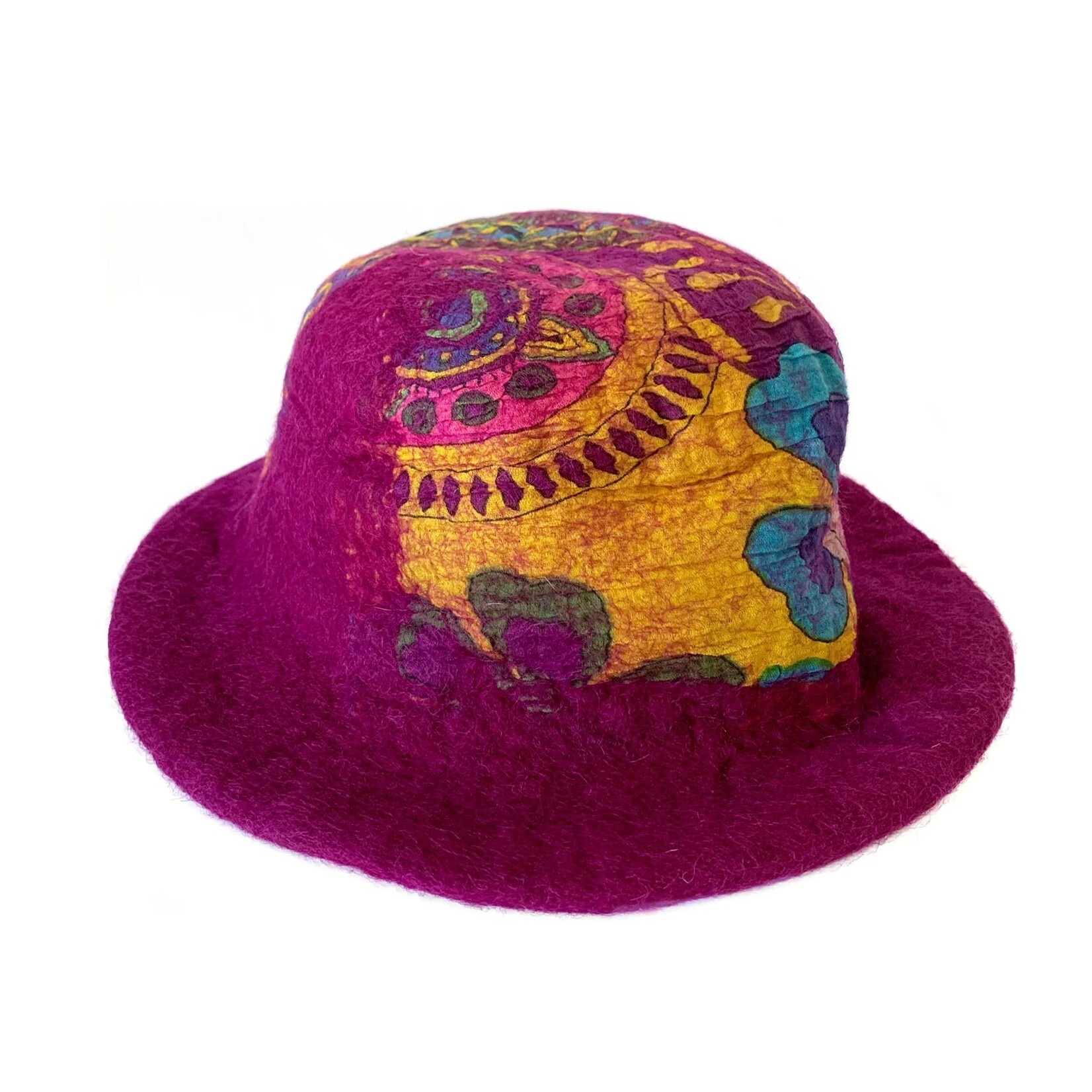 Hat, Infelted Fuchsia