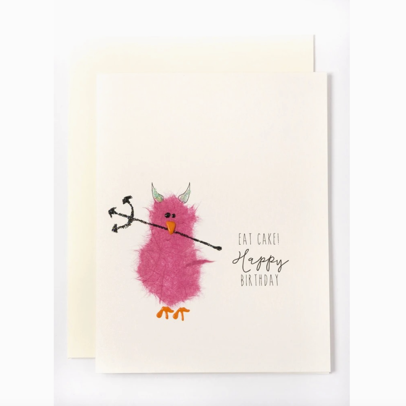 Card, Paper Art Eat Cake! Happy Birthday Bird