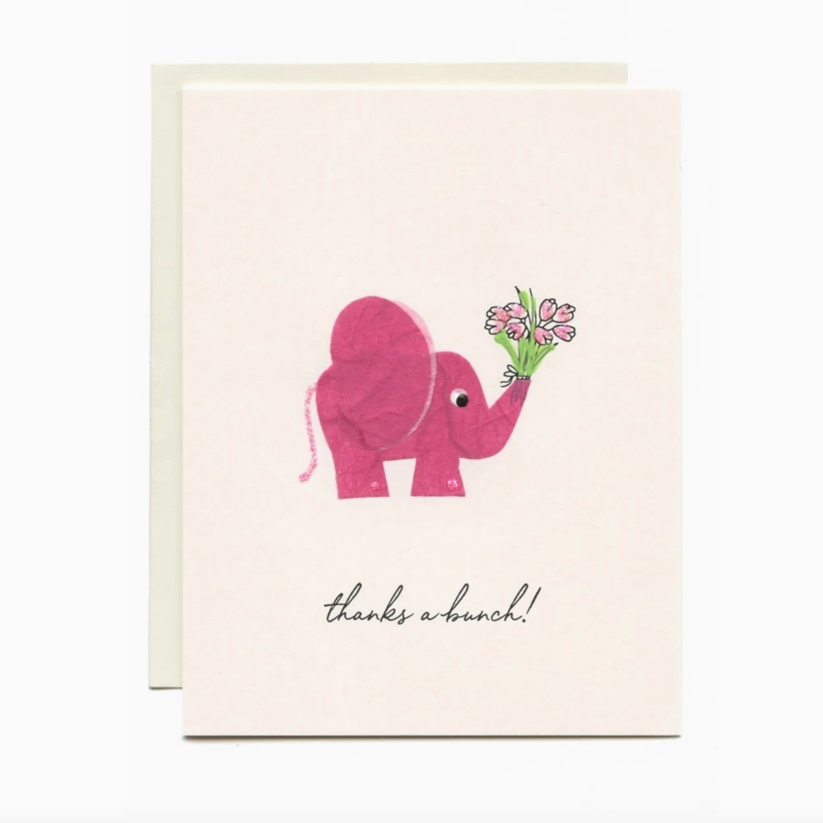 Card, Paper Art Thanks a Bunch Elephant