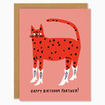 Card, Cowboy Kitty Happy Birthday