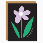Card, Flower Sympathy Thinking of You