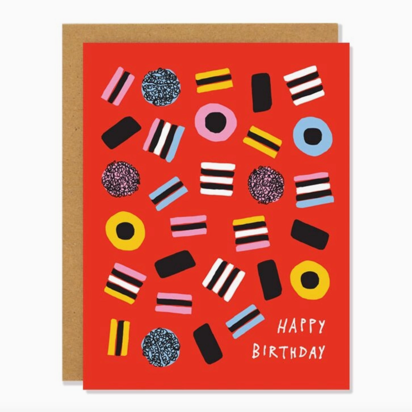Card, Liquorice Birthday