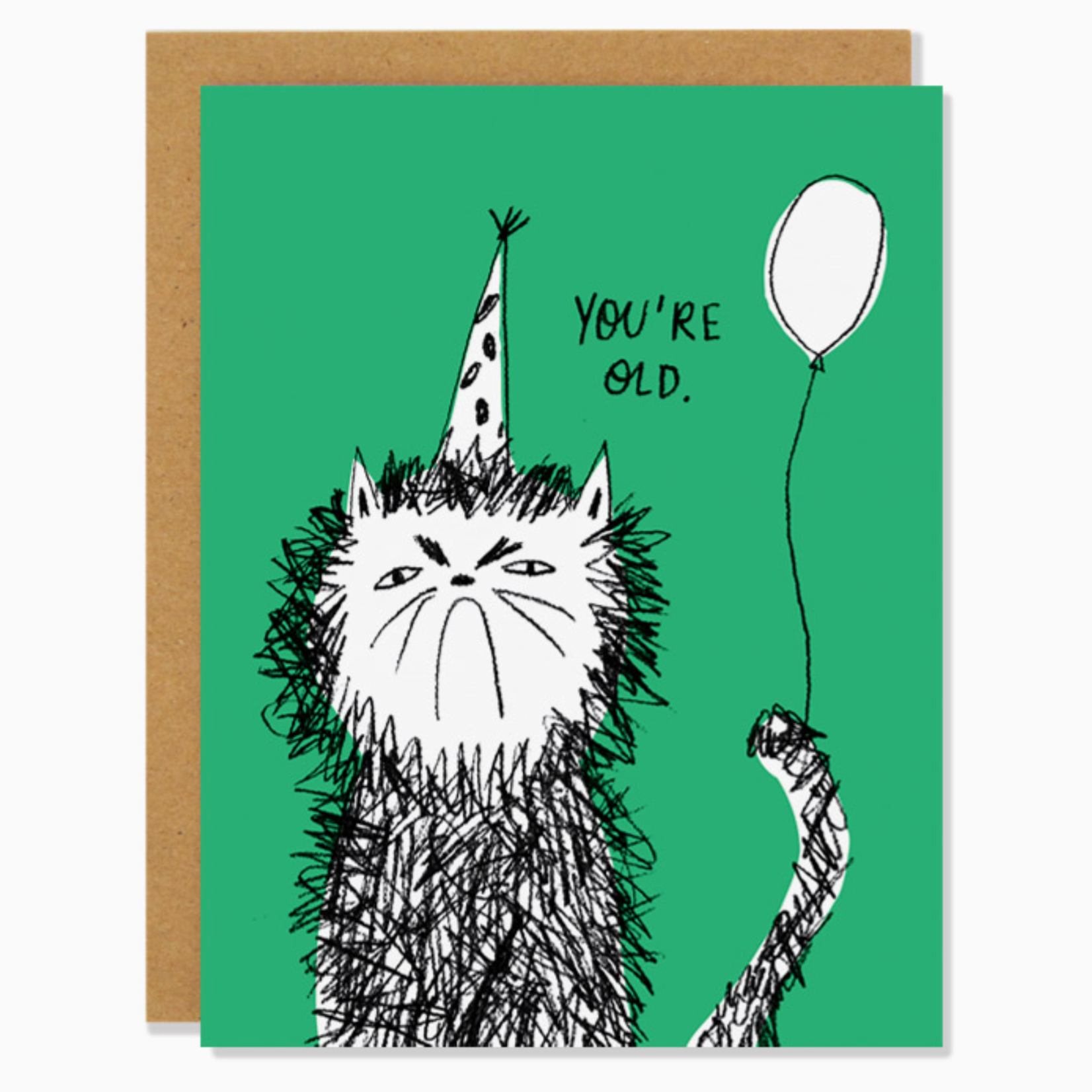 Card, Snitty Kitty Birthday Card