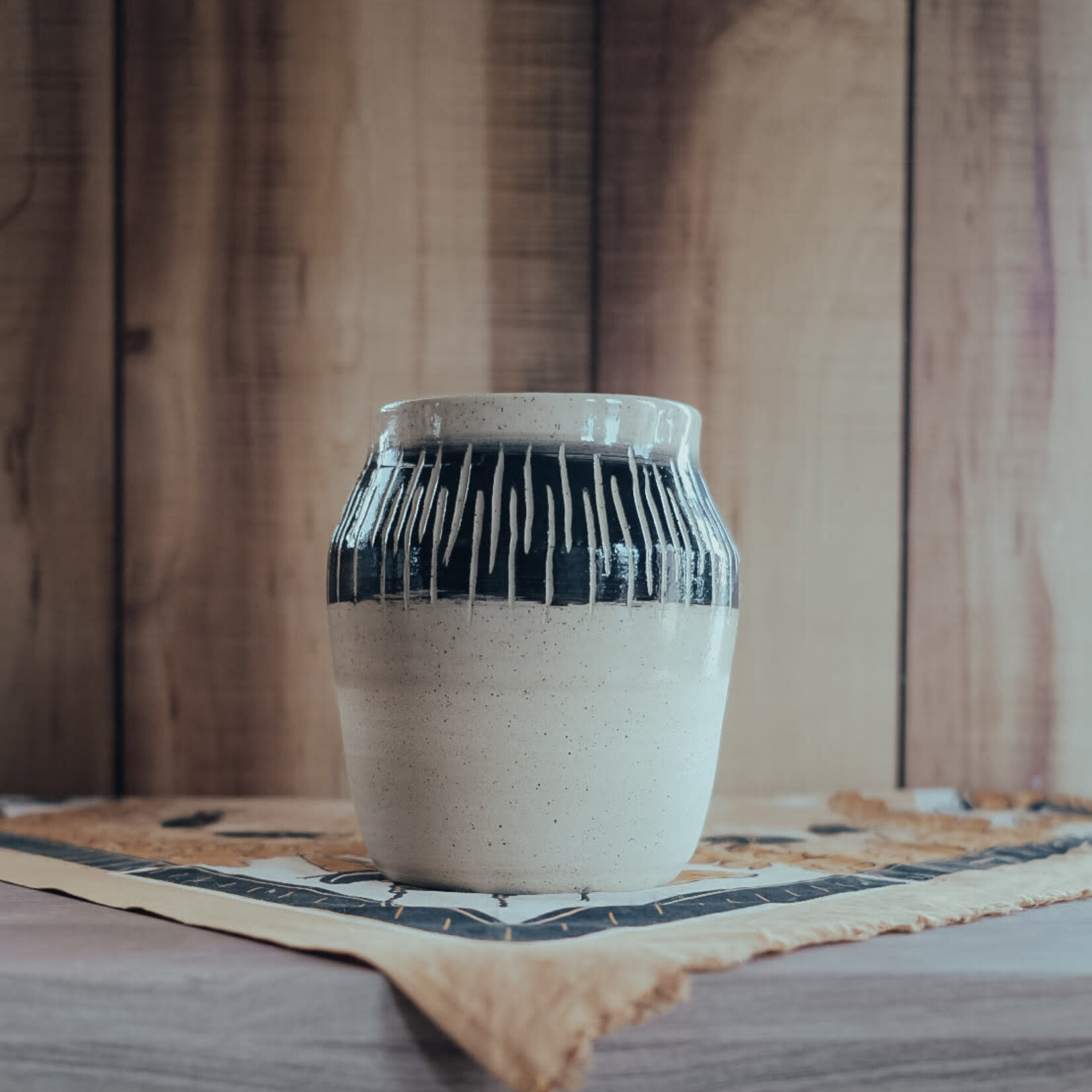 Floral Arrangement in a Third Daughter Ceramic Vase