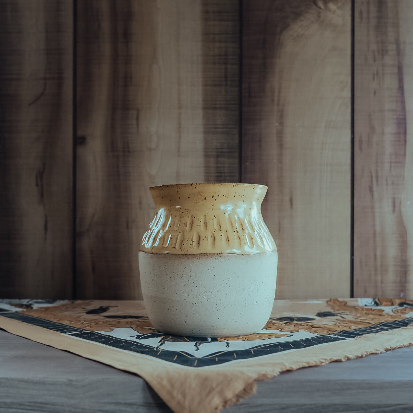 Floral Arrangement in a Third Daughter Ceramic Vase
