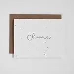 Card, Plantable, Cheers Cursive