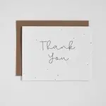 Card, Plantable, Thank You Cursive