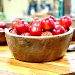 Bowl, Vintage Wooden Hand-Carved